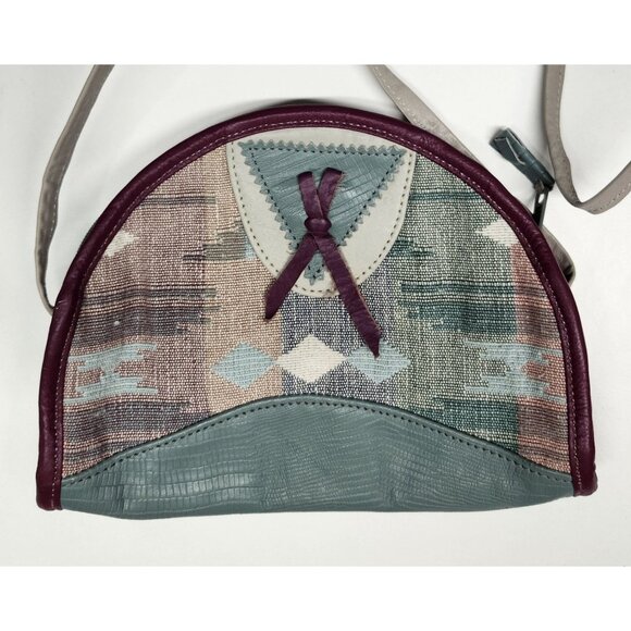 Daniel Victor Handbags - Vintage Tapestry & Reptile Leather Purse Daniel Victor Vermont